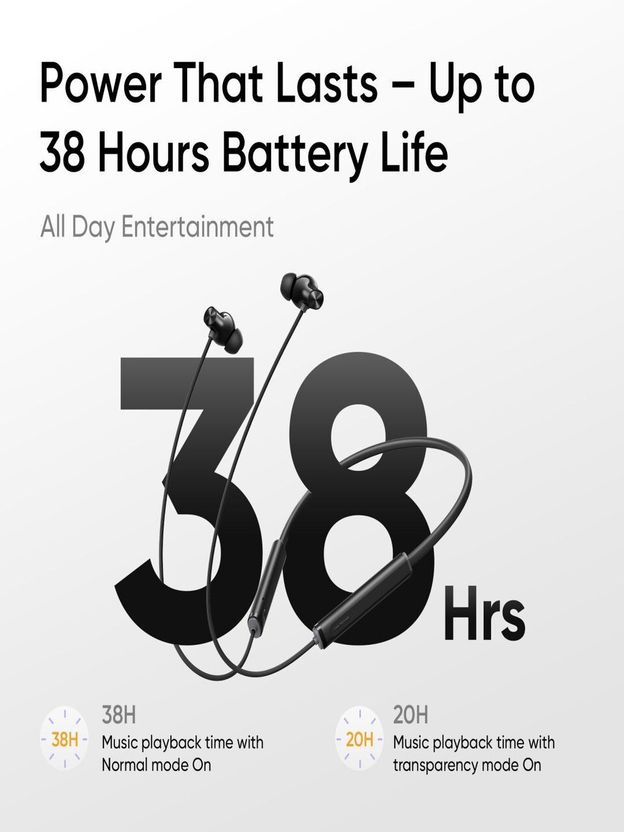 REALFIT Buds Wireless with 13.4mm Driver, 32 hrs Playback - Image 2