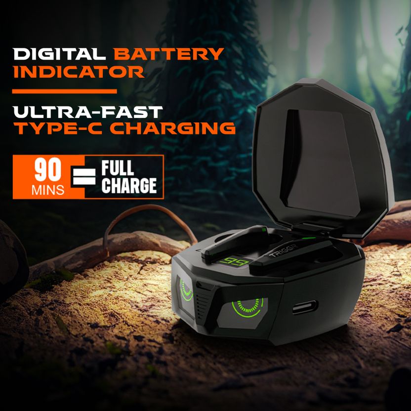 TRIGGR Kraken X1 with Battery Display, 40ms Latency, Quad Mic - Image 7