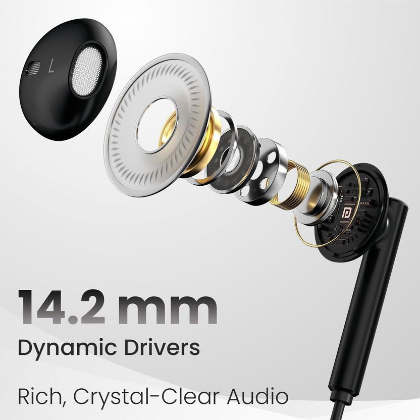 Portronics Conch Theta C Type C Wired Earphone - Image 4