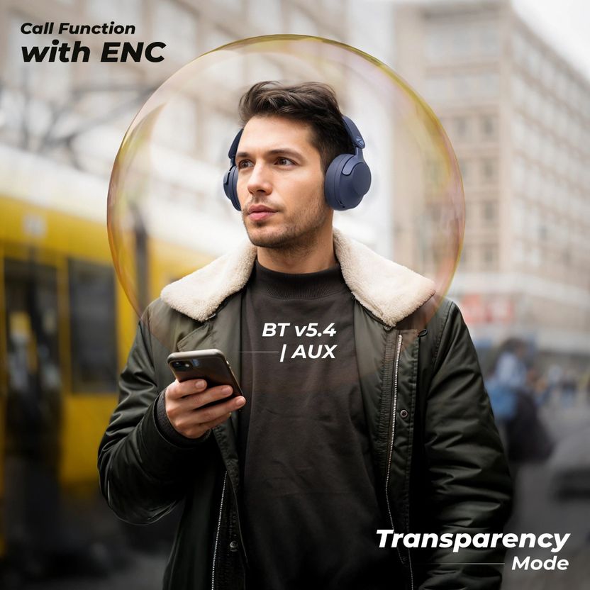 ZEBRONICS SILENCIO 111 Hybrid ANC Headphones - Image 5