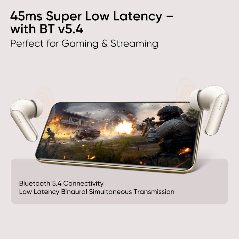 realme Buds Air7 with 52dB ANC, 12.4mm Driver - Image 9