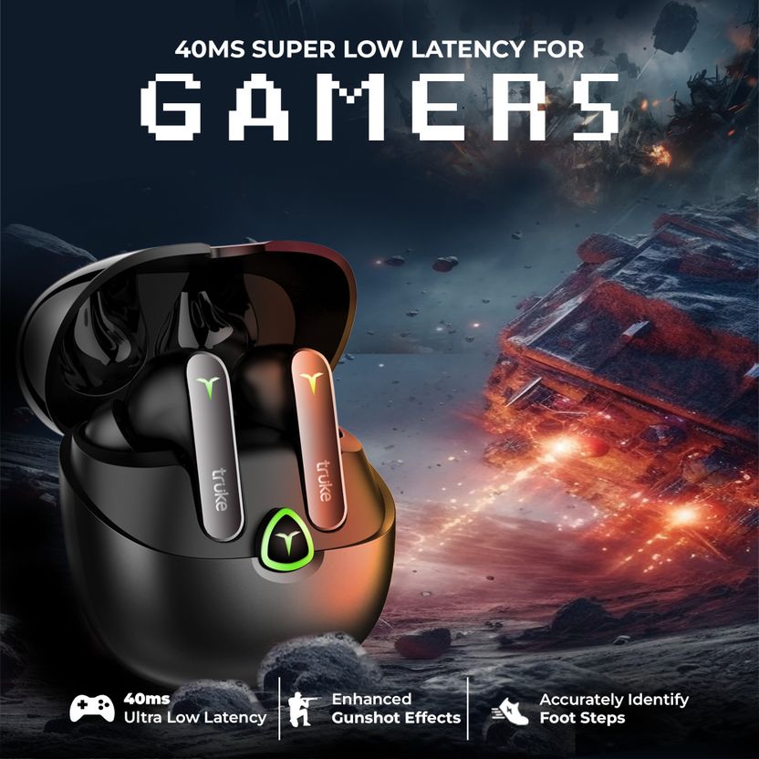 truke BTG Flex buds with Dual Pairing, 60Hrs Battery - Image 4
