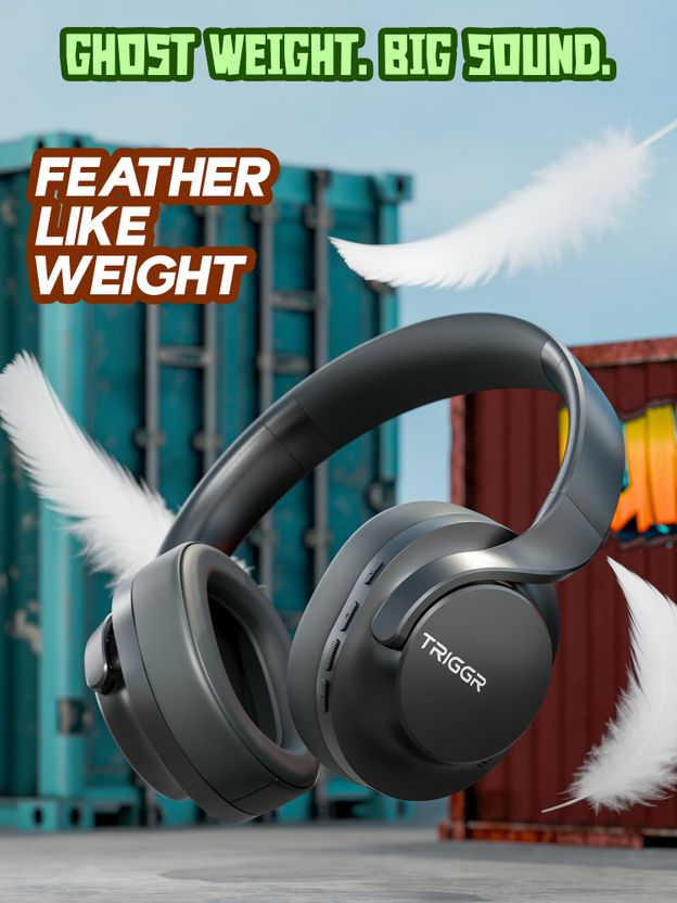 TRIGGR Punkheadz Z2 50H Battery Headphones - Image 9