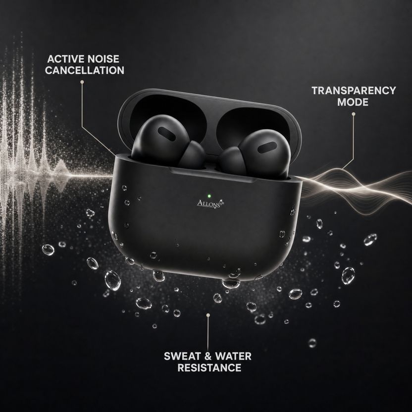 allons Premium Pro Wireless ANC Ultra Earbuds P250 - Image 4