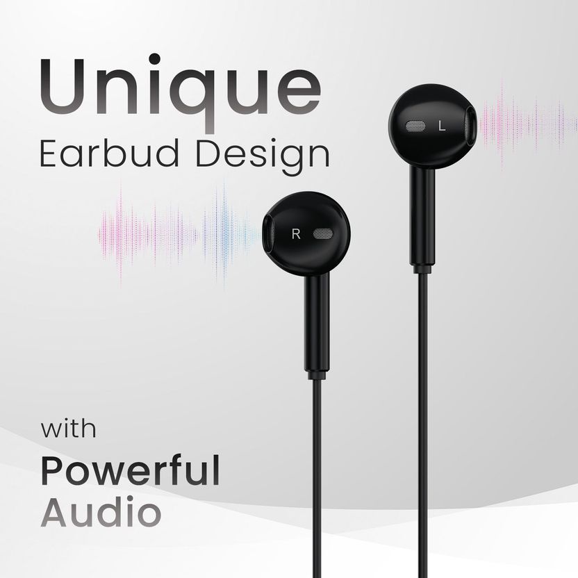 Portronics Conch Theta C Type C Wired Earphone - Image 6