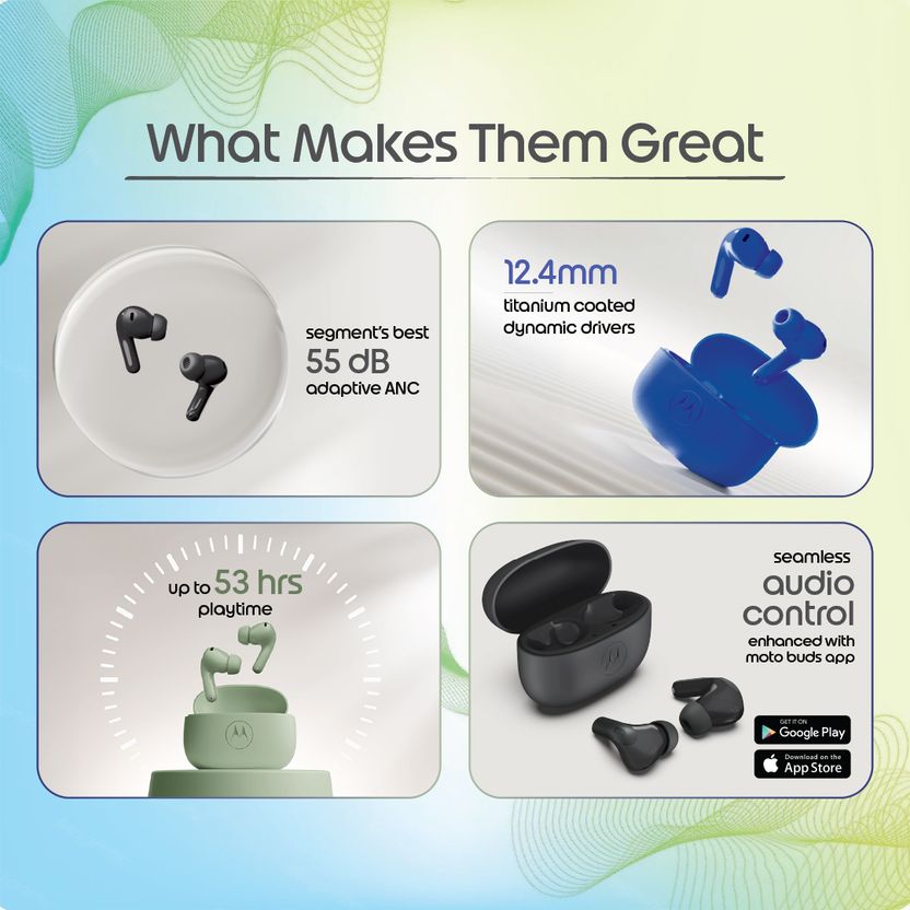 MOTOROLA Buds 2 Fusion with 55dB ANC - Image 5