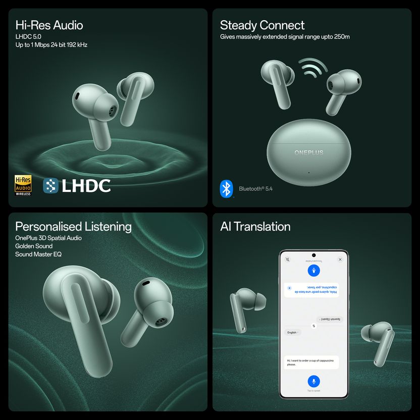 OnePlus Buds 4 TWS Earbuds with 55dB ANC - Image 3