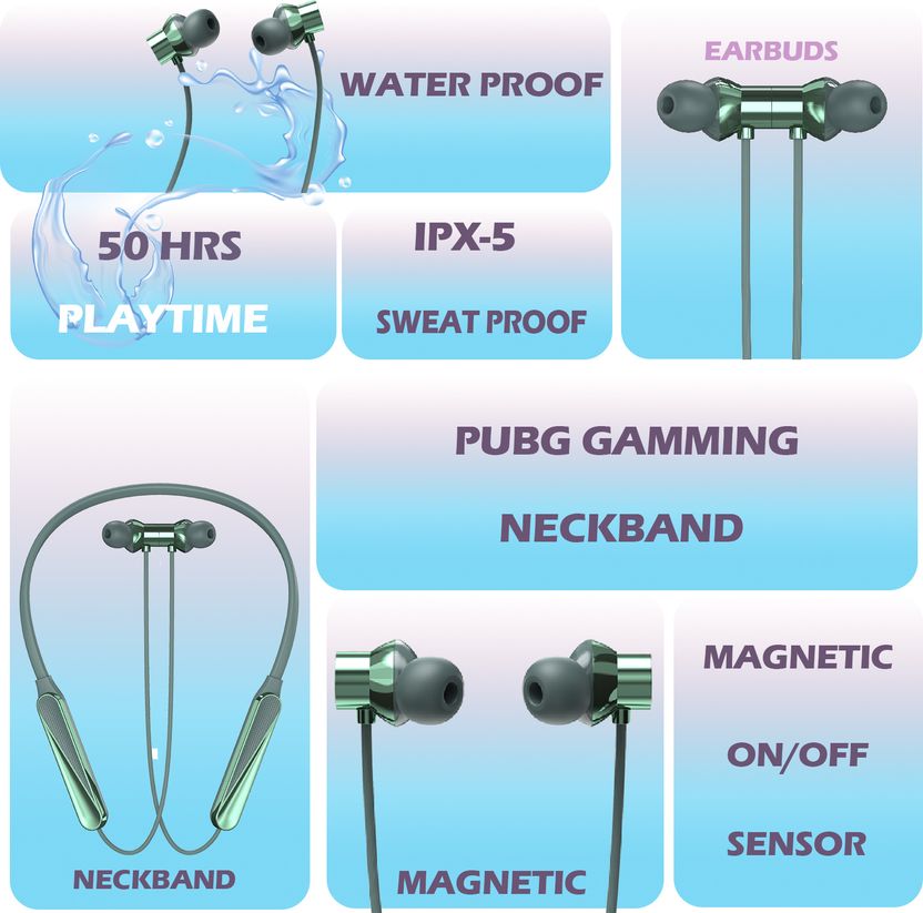 ROKAVO Hunt Wireless Neckband Earphones - Image 5
