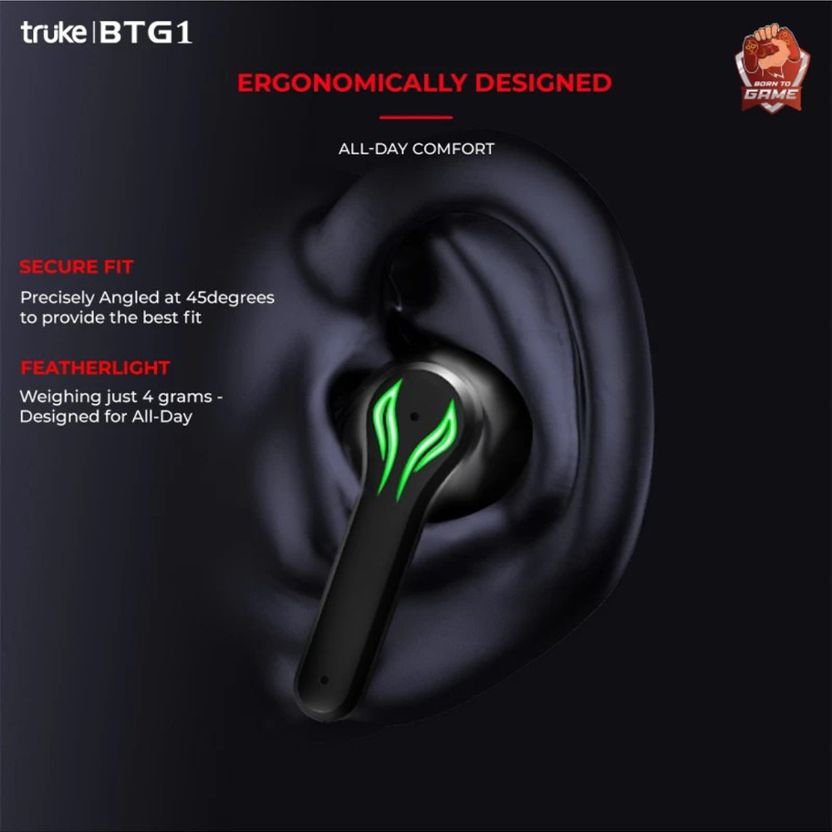 truke BTG1 Earbuds with Game Mode - Image 4