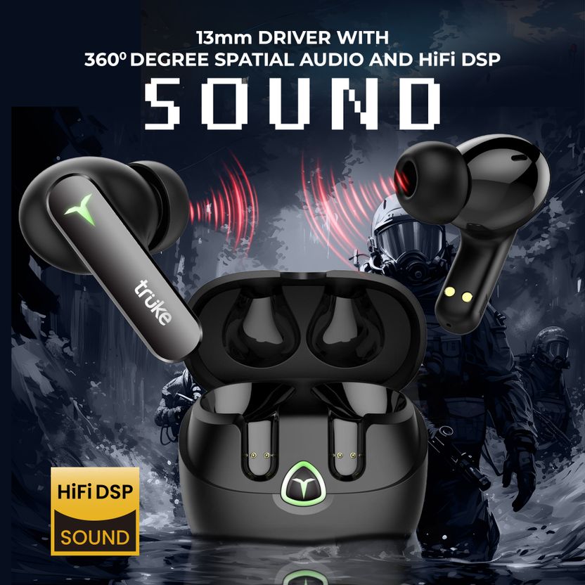 truke BTG Flex buds with Dual Pairing, 60Hrs Battery - Image 5
