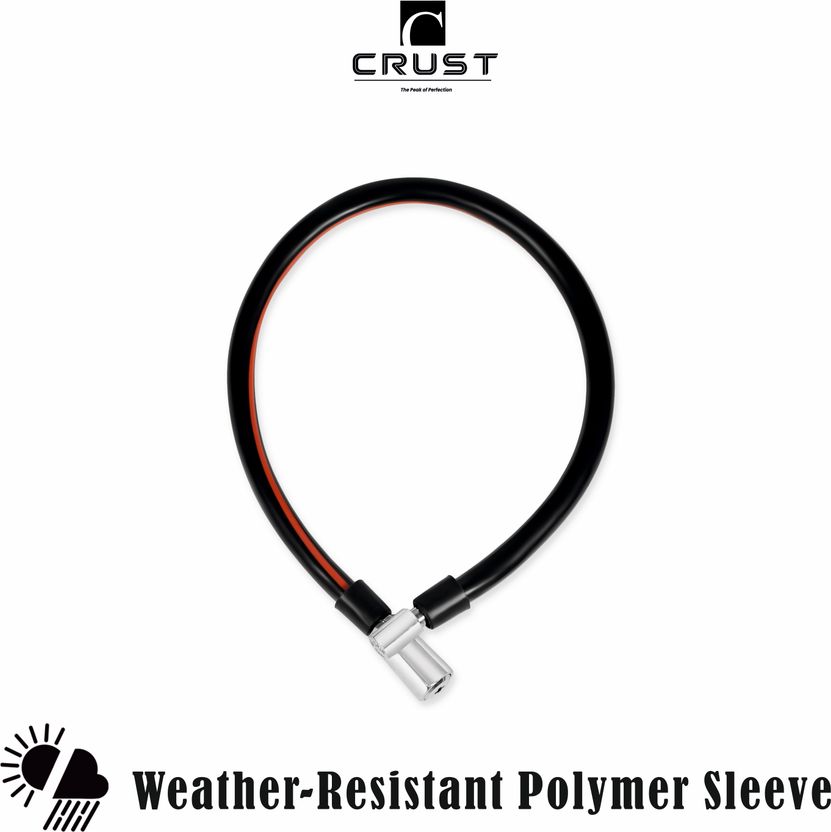 Crust Plastic Cable Lock For Helmet - Image 4