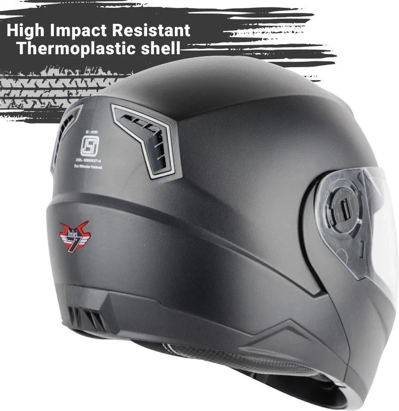 Steelbird SBA-7 7Wings Flip-Up Motorbike Helmet - Image 3
