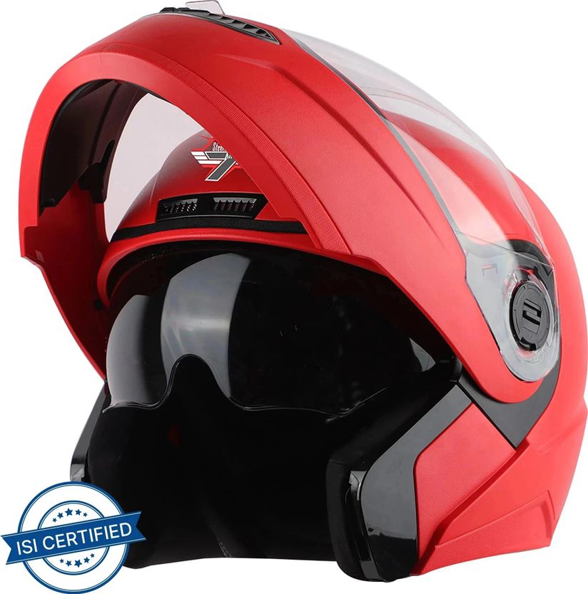 Steelbird SBA-7 7Wings Flip-Up Motorbike Helmet - Image 10
