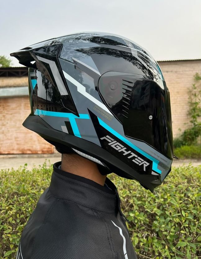 Steelbird Air SBH-57 ISS Fighter Stealth X Full Face Helmet - Image 2