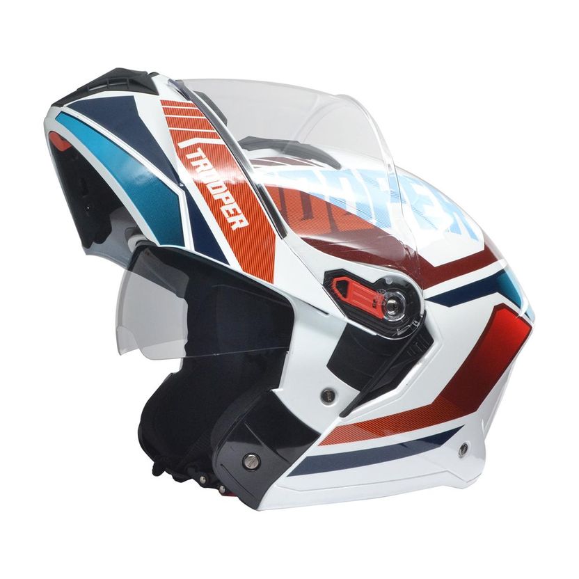 STUDDS Trooper D1 Flip-up Full Face Motorbike Helmet - Image 1