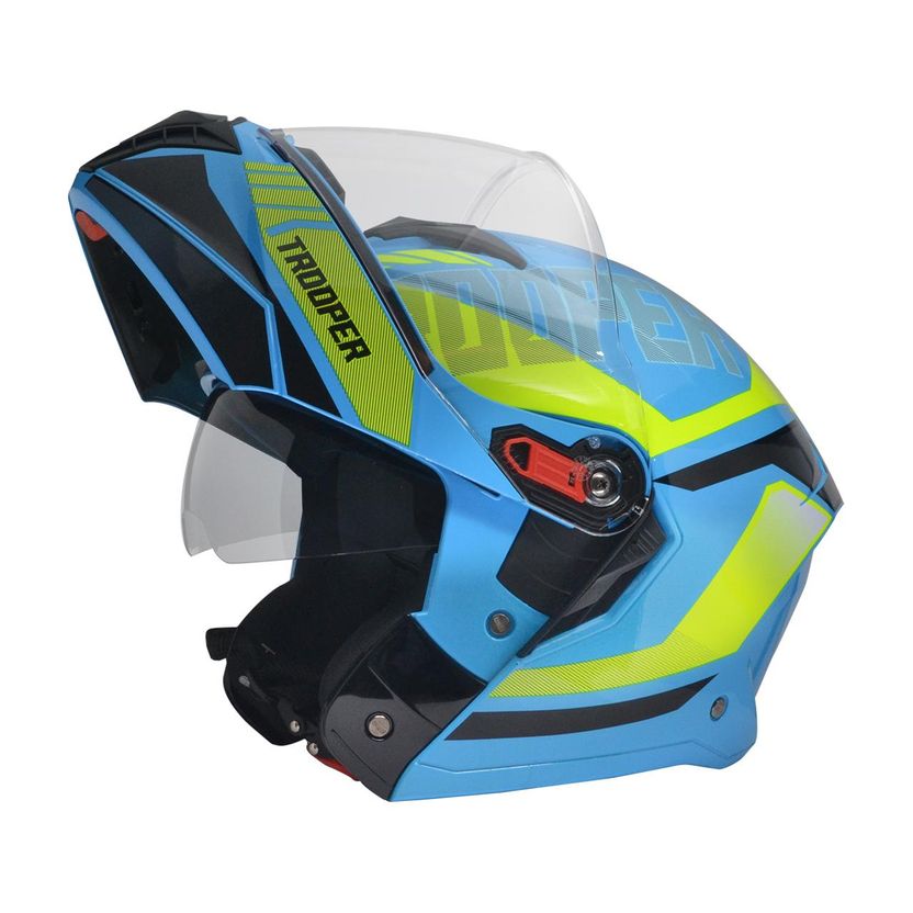 STUDDS Trooper D1 Flip-up Full Face Motorbike Helmet - Image 10