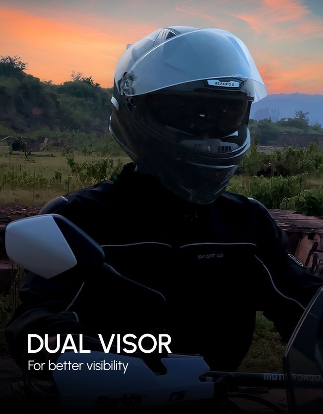 HEADFOX N2F Sharp Smart Bluetooth Full Face Helmet - Image 3