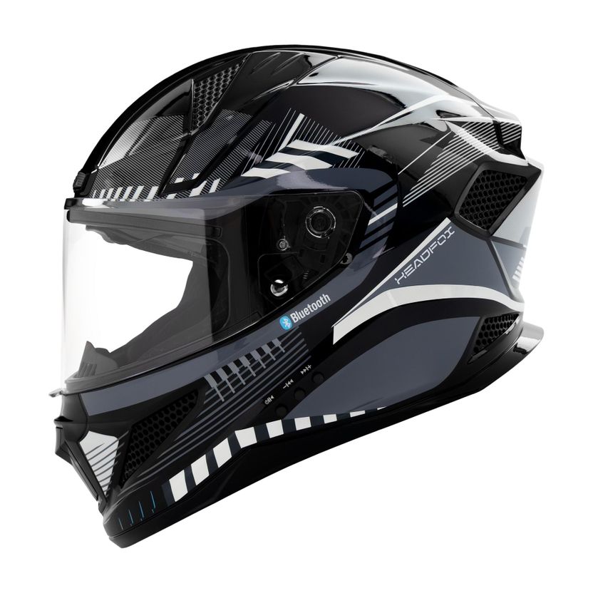 HEADFOX N2F Sharp Smart Bluetooth Full Face Helmet - Image 8