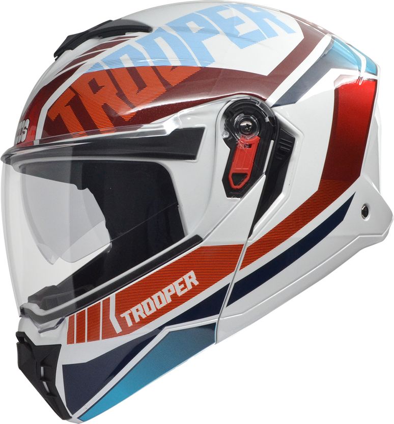 STUDDS Trooper D1 Flip-up Full Face Motorbike Helmet - Image 3