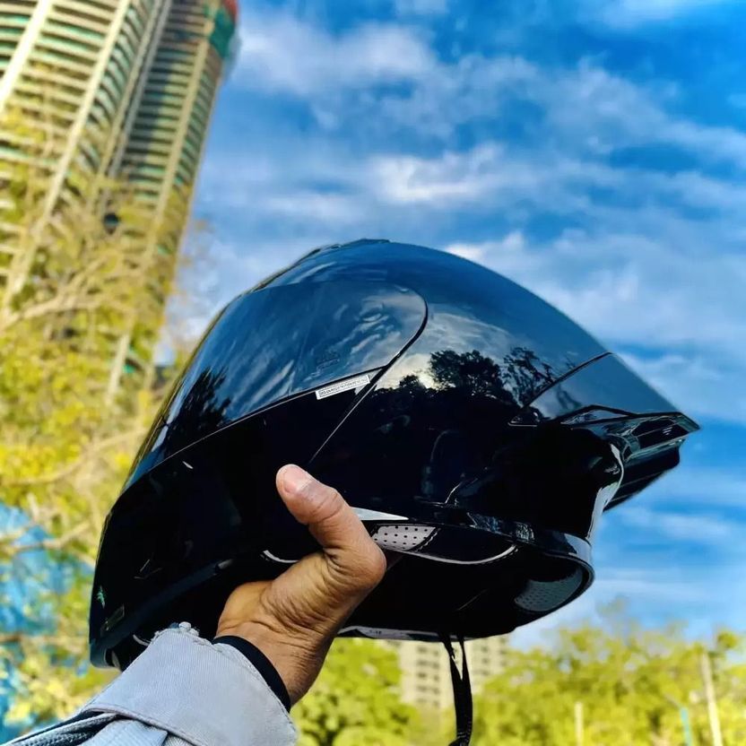 Steelbird Air 7 Wings SBA-20 ISS Motorsports Helmet Black - Image 3