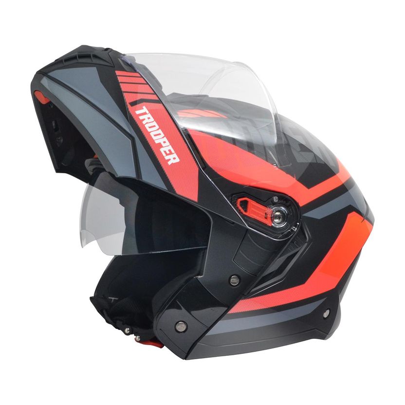 STUDDS Trooper D1 Flip-up Full Face Motorbike Helmet - Image 9