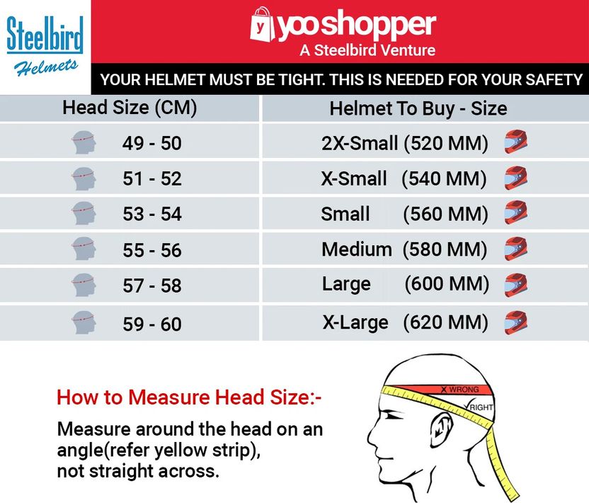 Steelbird SBH-11 7Wings Full Face Motorbike Helmet - Image 2