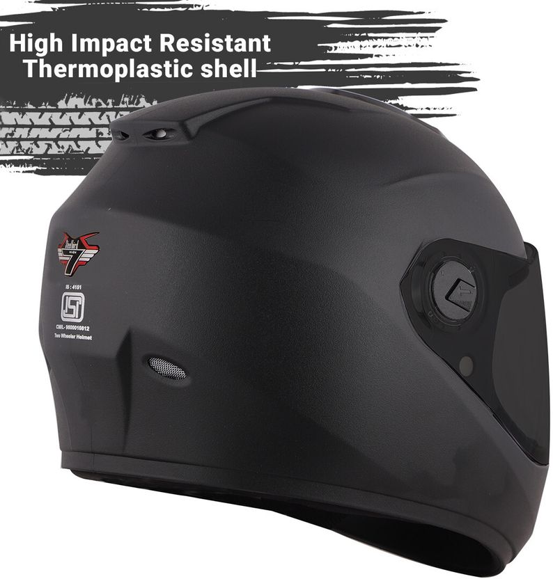 Steelbird SBH-11 7Wings Full Face Motorbike Helmet - Image 5