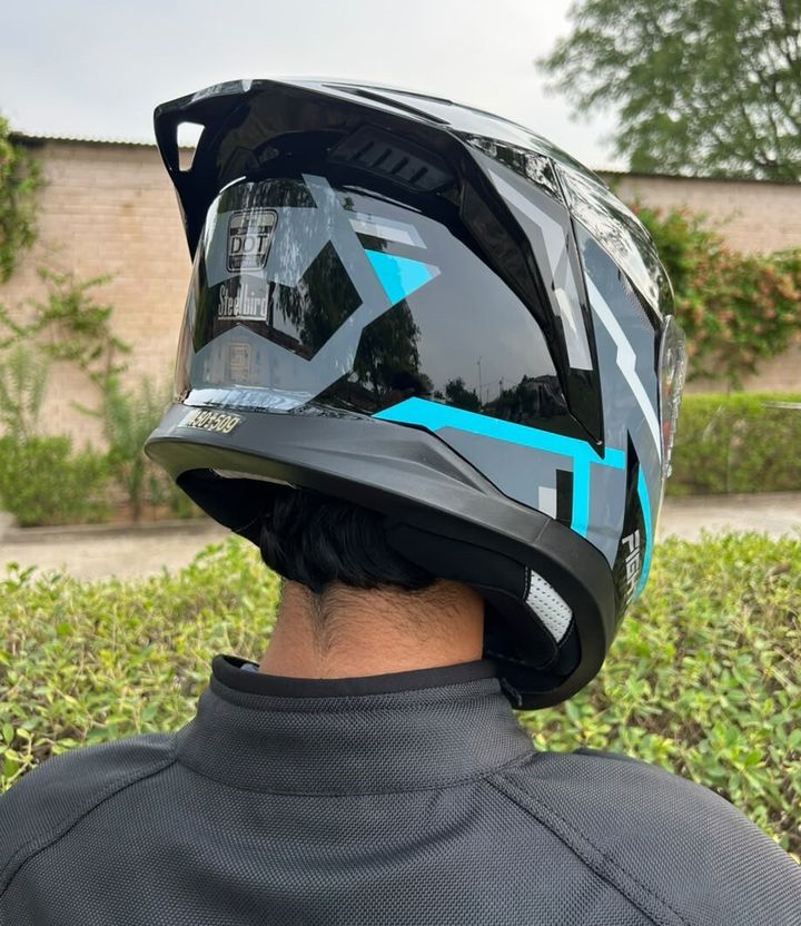 Steelbird Air SBH-57 ISS Fighter Stealth X Full Face Helmet - Image 3