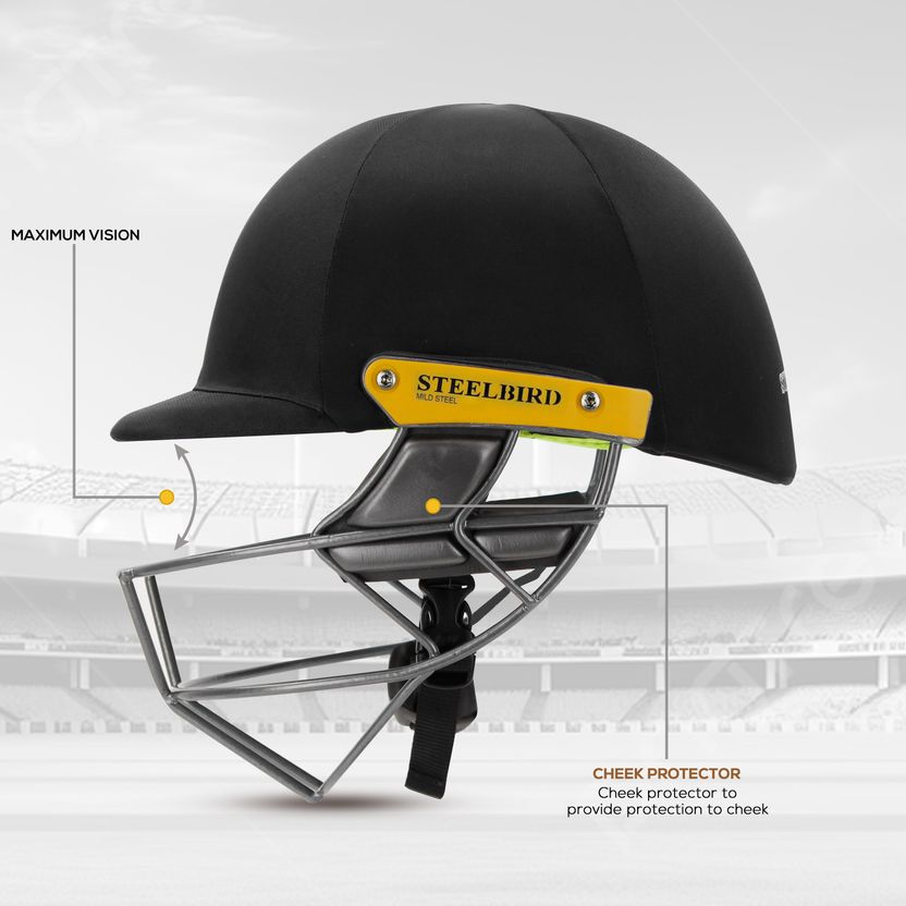 Steelbird Hitz Mild Steel Cricket Helmet - Image 5