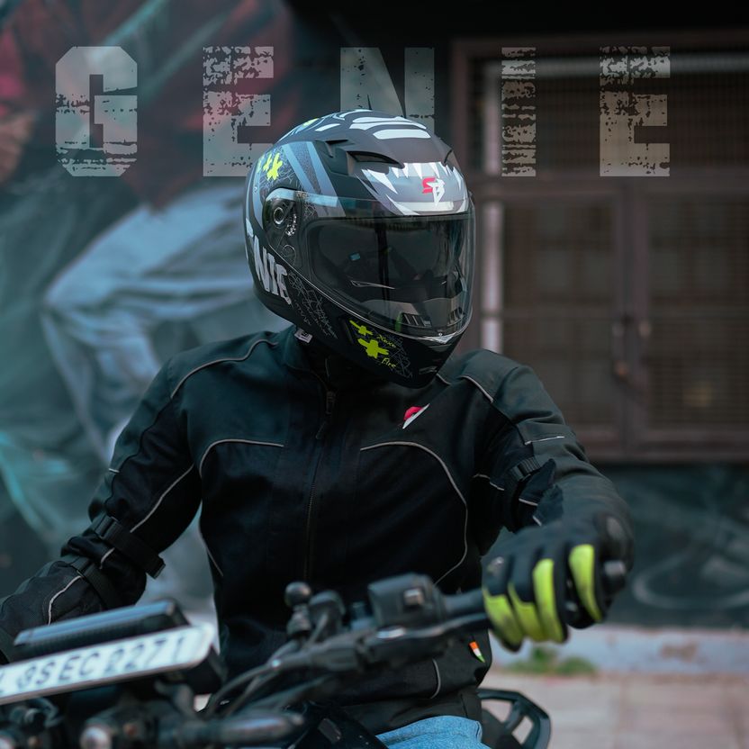 Steelbird SBA-21 Genie Full Face Helmet - Image 6