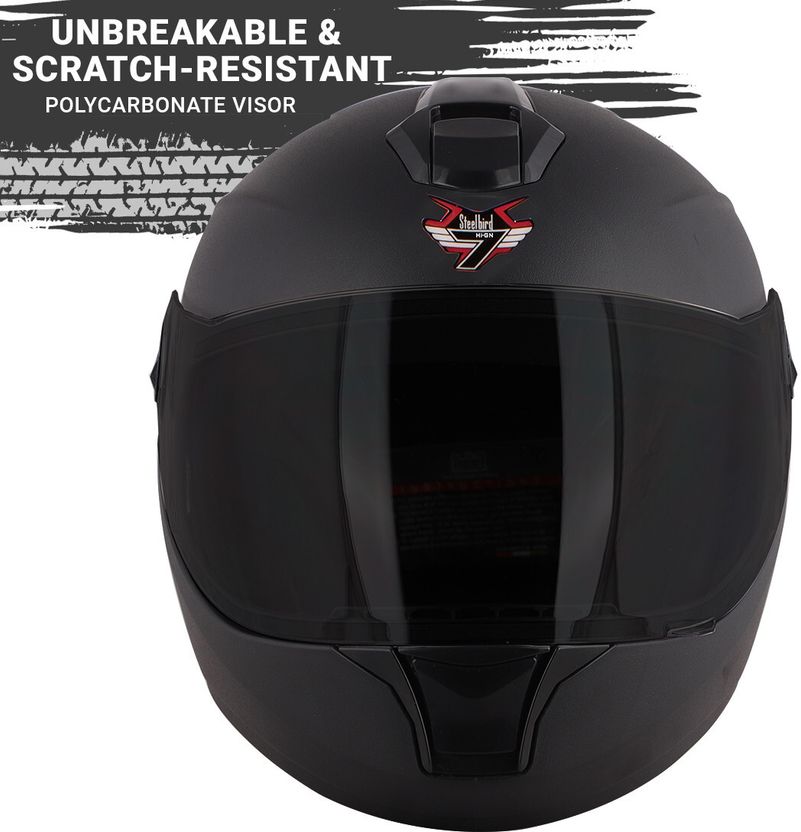 Steelbird SBH-11 7Wings Full Face Motorbike Helmet - Image 4