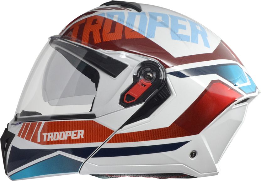 STUDDS Trooper D1 Flip-up Full Face Motorbike Helmet - Image 7