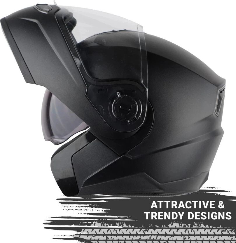 Steelbird SBA-7 7Wings Flip-Up Motorbike Helmet - Image 4