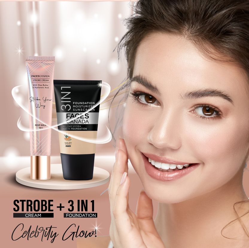 FACES CANADA Strobe Cream Mini - 18ml |Instant Illumination | Pri...more - Image 5