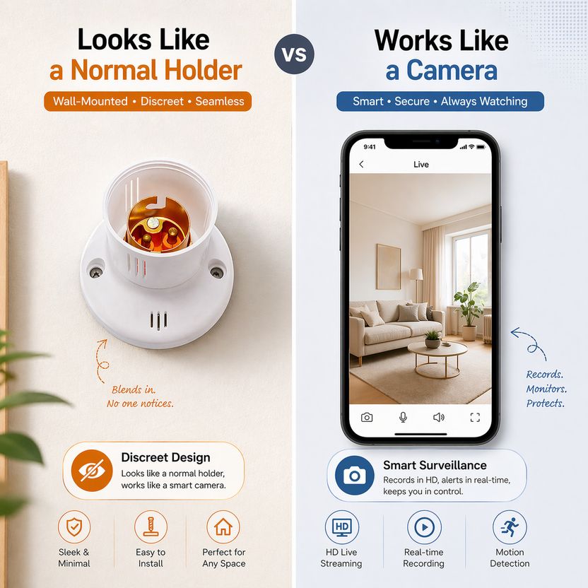 KIFEBITE WiFi 1080P Spy Bulb Camera - Image 4