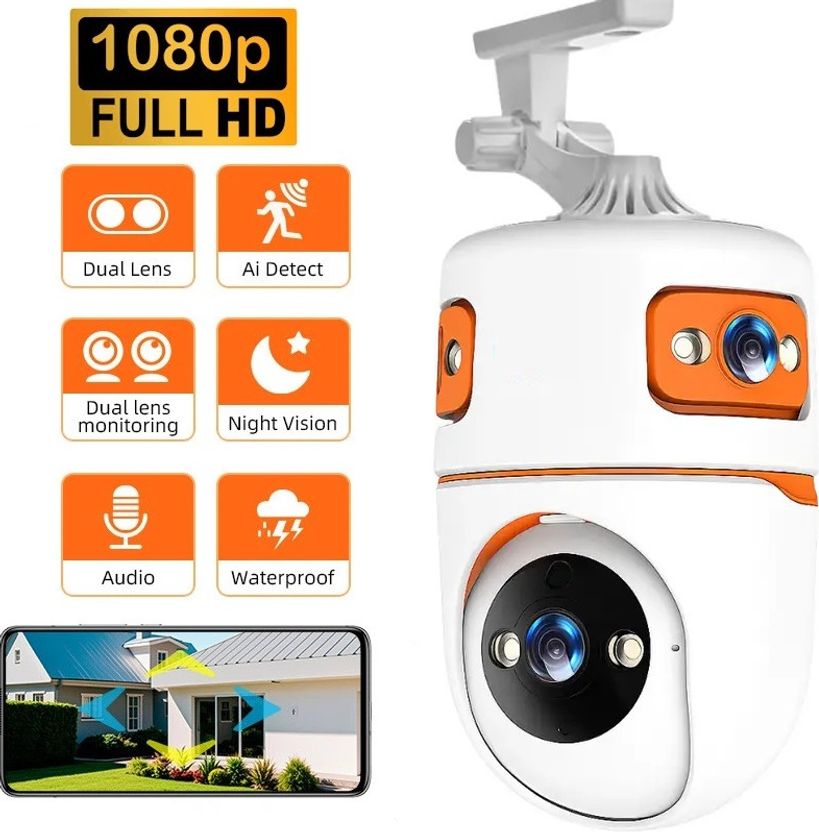 OSQD 2+2+2MP Triple Lens CCTV Camera - Image 1