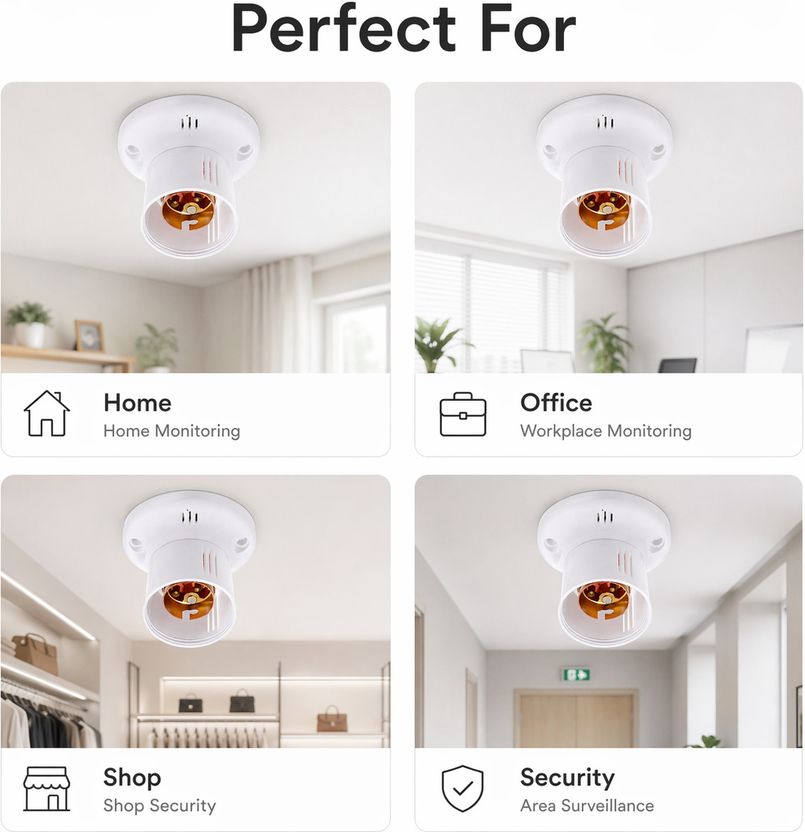 KIFEBITE WiFi 1080P Spy Bulb Camera - Image 5