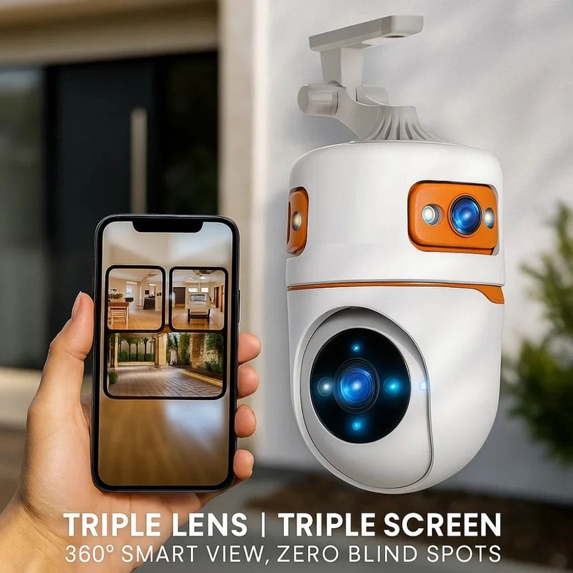 OSQD 2+2+2MP Triple Lens CCTV Camera - Image 5