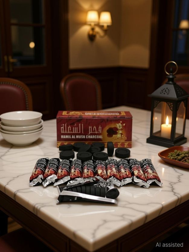 Zephyr Quick Light Charcoal Rolls for Bukhoor and Hookah - Image 2