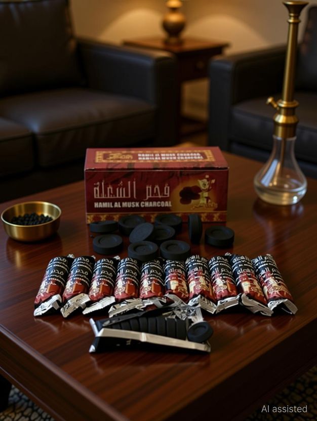 Zephyr Quick Light Charcoal Rolls for Bukhoor and Hookah - Image 3