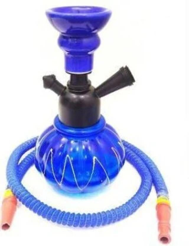 Royal 9 inch Blue Hookah - Image 3