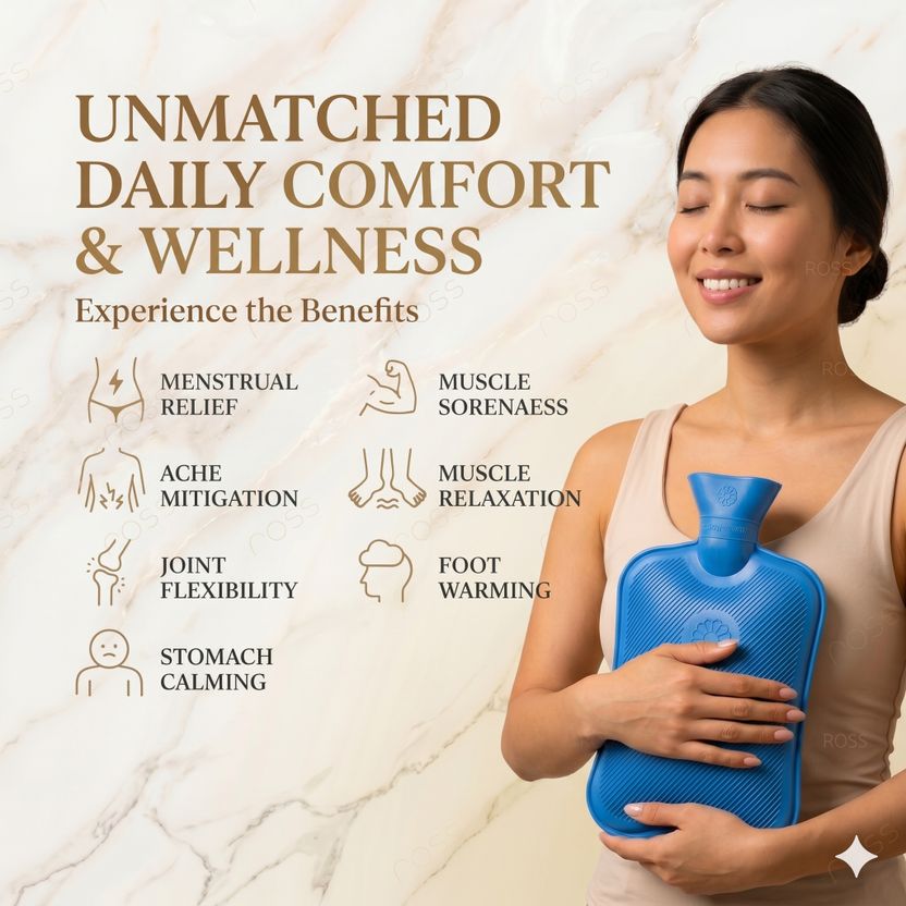 Paramount 2L Hot Water Bag for Pain Relief - Image 3