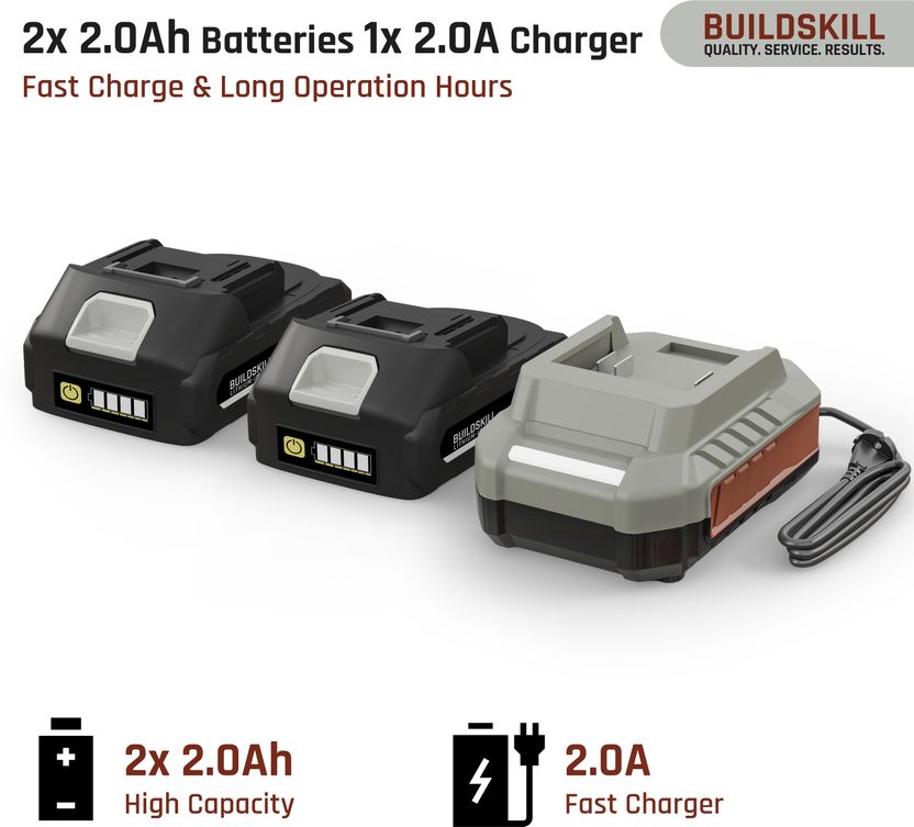 BUILDSKILL 400NM 21V Brushless Cordless Impact Wrench - Image 6