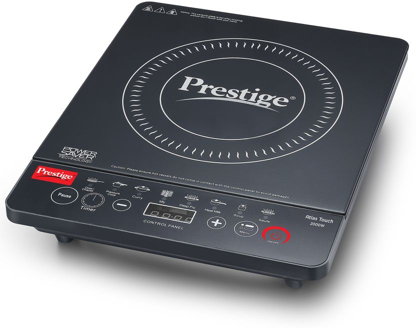 Prestige 2000W Induction Cooktop Black Atlas Touch - Image 1