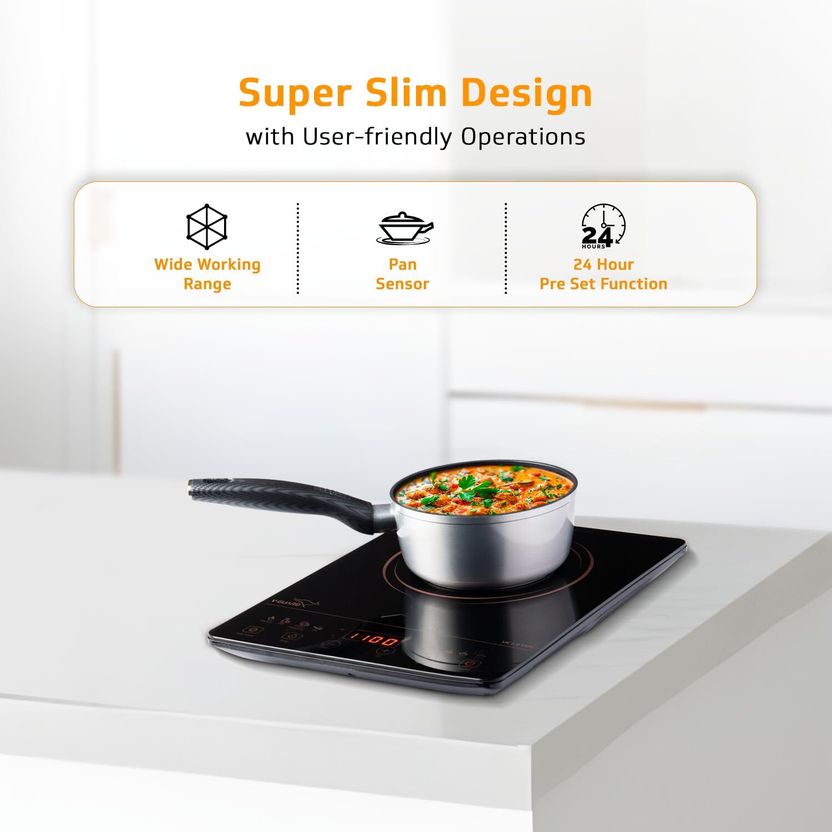 V-Guard 2000W Black Induction Cooktop - Image 6