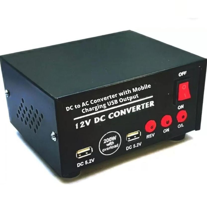 Spire 200W 12V DC to AC Inverter Kit - Image 1