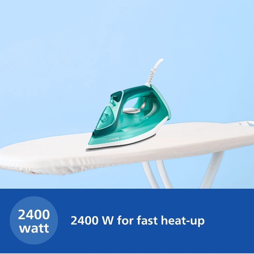 PHILIPS DST3030/70 2400W Steam Iron (Green) - Image 10