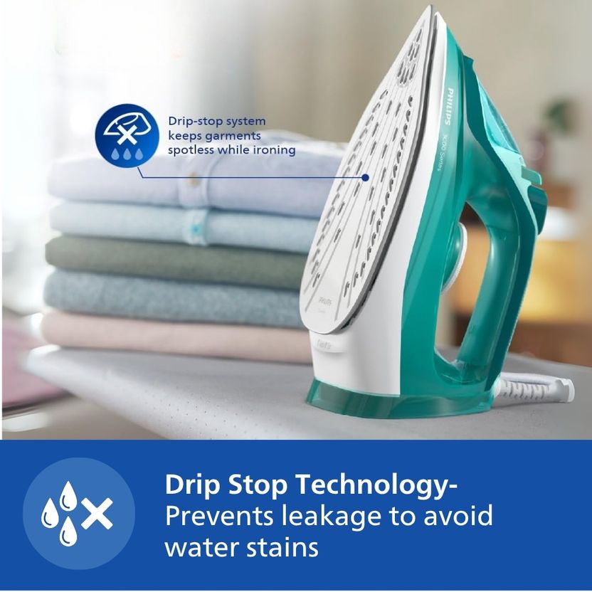 PHILIPS DST3030/70 2400W Steam Iron (Green) - Image 7