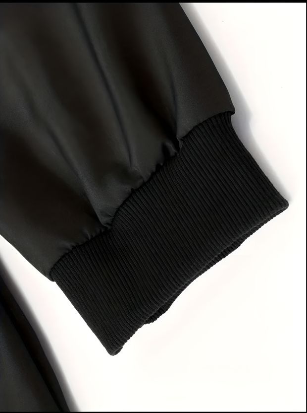 APSHECO Men Solid Bomber Jacket - Image 4
