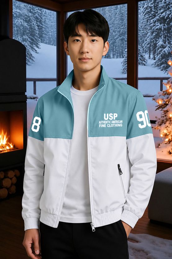 Plus91 Men Colorblock Casual Jacket - Image 4